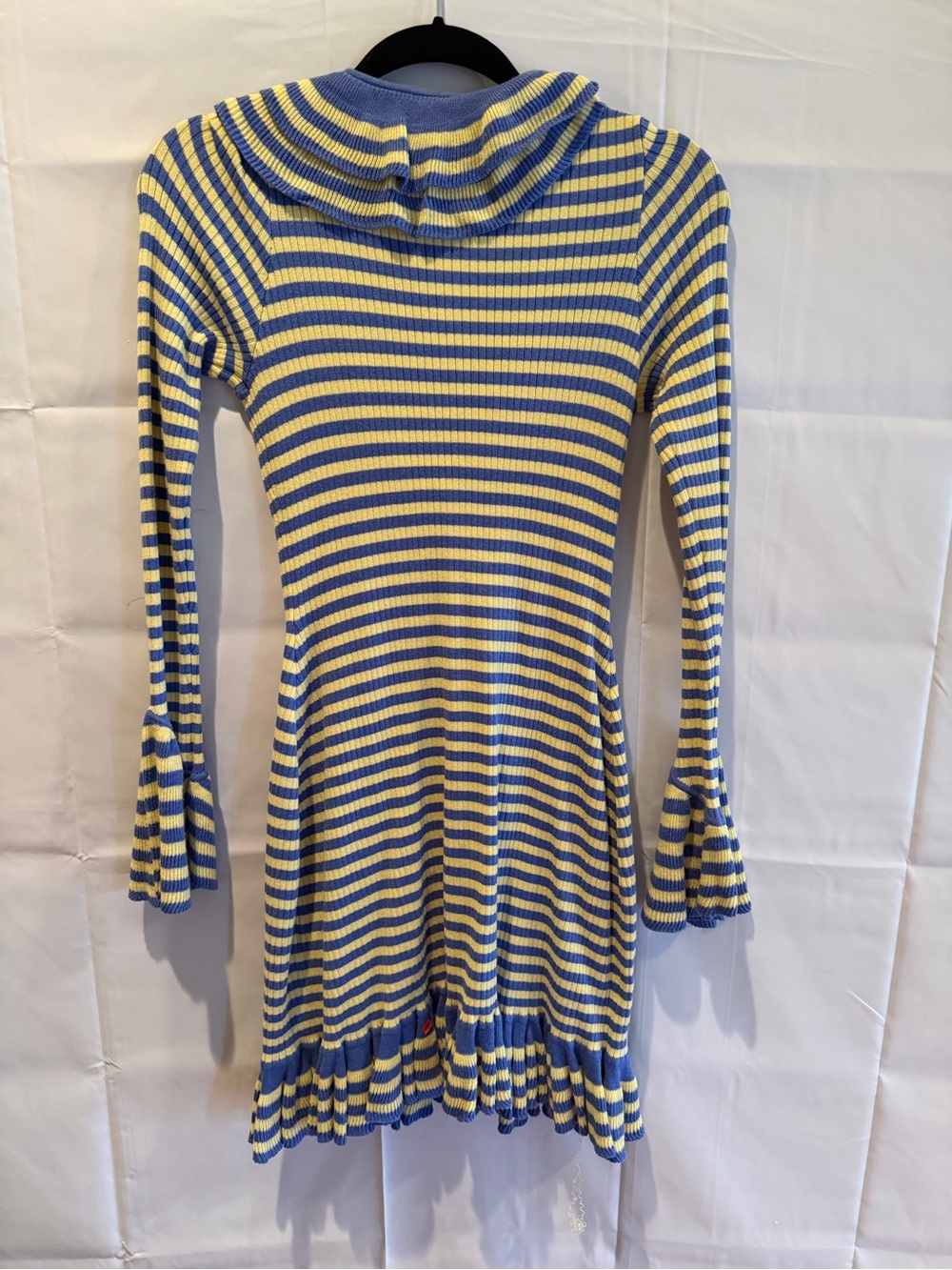 Free People Blue and white Easy Baby mini dress in viscose blend - Picture 3 of 4